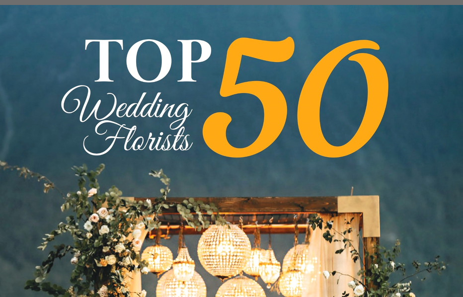 We've been named "Top 50 Wedding Florists of 2023" in North America By Florist's Review!