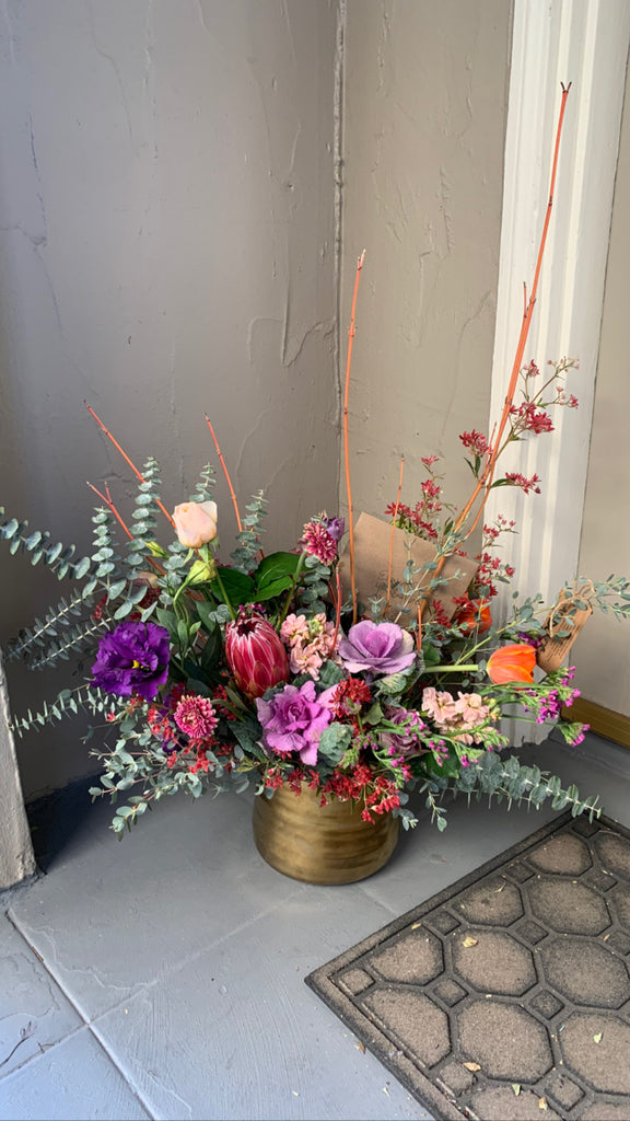Lush and Local Blooms in a Vase
